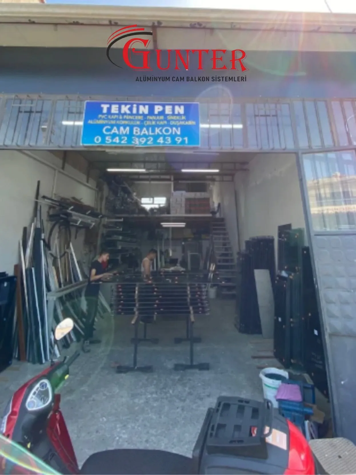 Cam balkon uygulama noktası